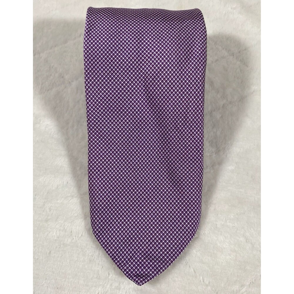 FAÇONNABLE Tie Men's Silk Neck Tie Purple Formal HOCO Wedding Designer